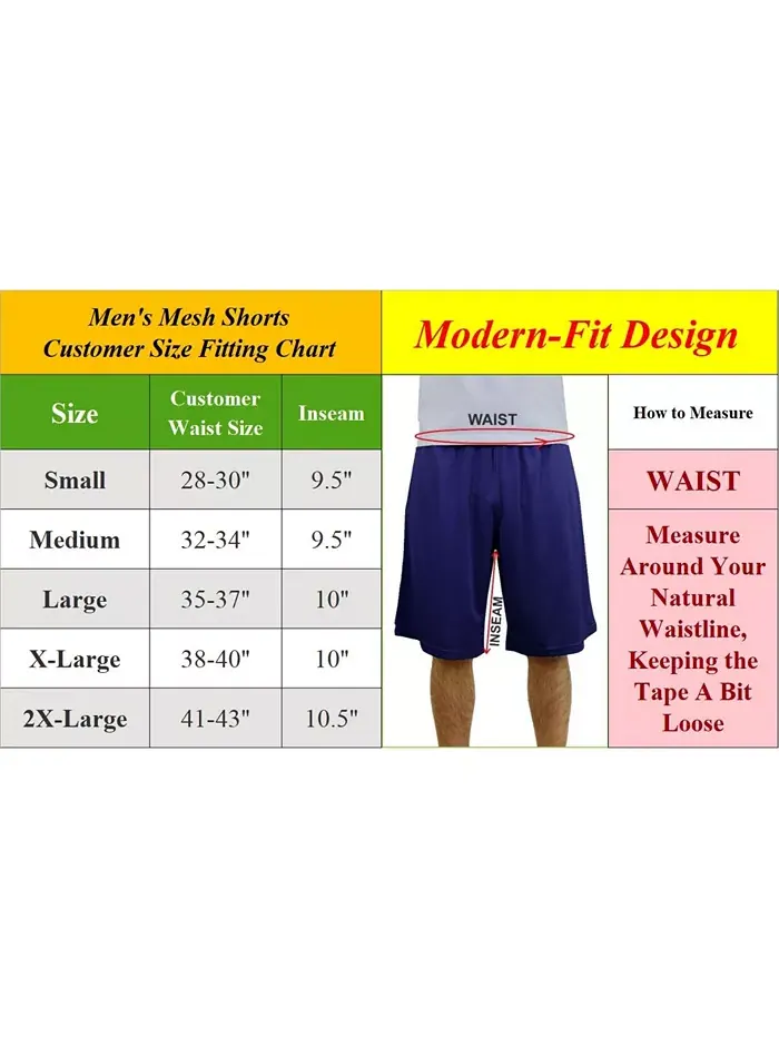Мужские шорты для активных тренировок Modern-Fit с влагоотводящей сеткой и цветными блоками Galaxy — изображение 2 из 2