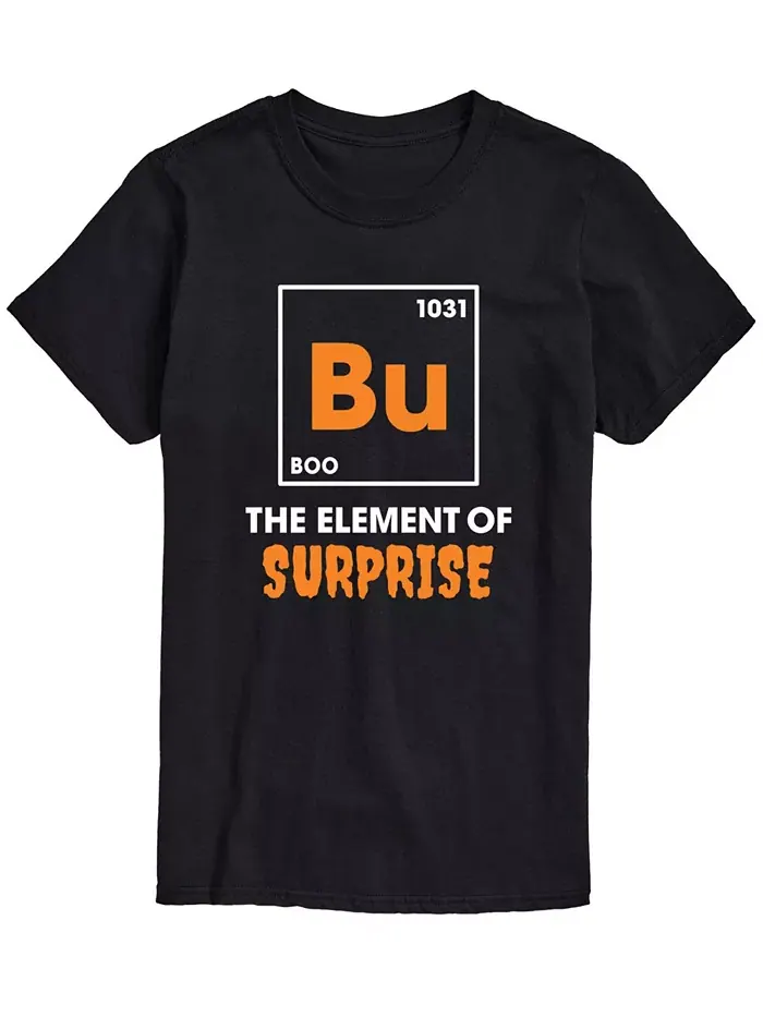 Мужская футболка Bu Element Of Surprise классического кроя AIRWAVES — изображение 1 из 1, черный