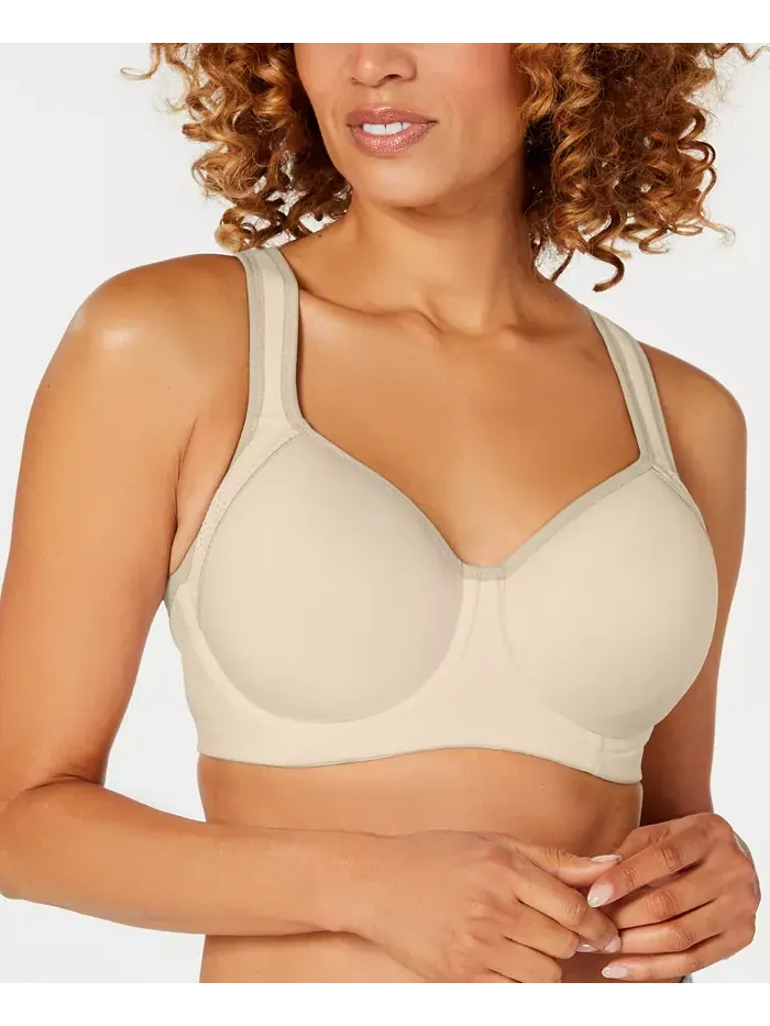 Женский бюстгальтер Contour Sport с контрастной отделкой 853302 Wacoal — изображение 1 из 14, песочный