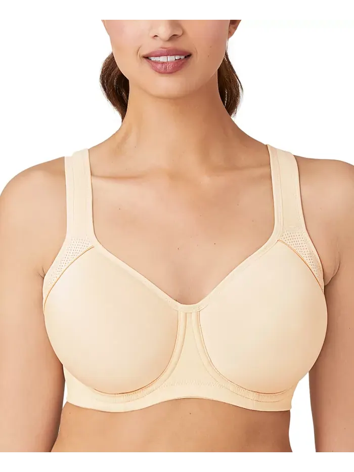 Женский бюстгальтер Contour Sport с контрастной отделкой 853302 Wacoal — изображение 2 из 14, песочный