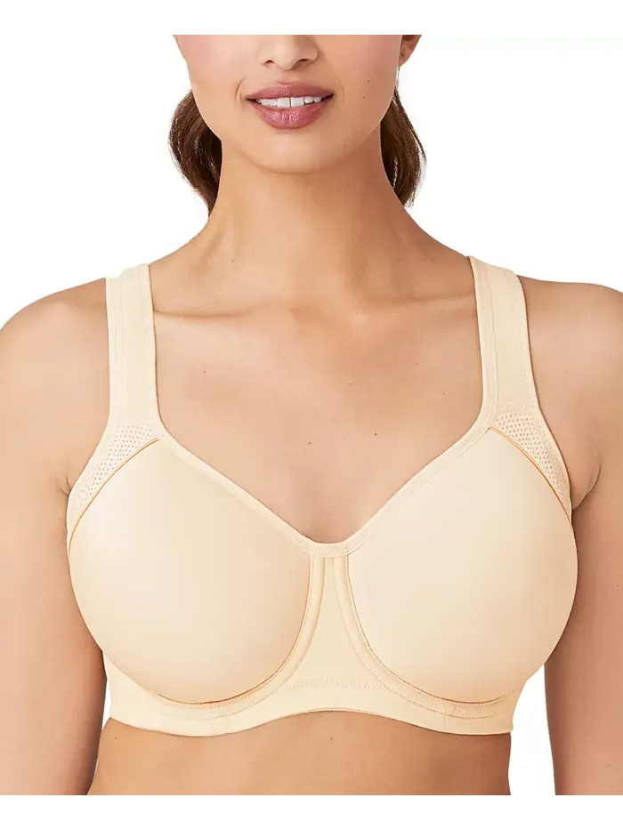 Женский бюстгальтер Contour Sport с контрастной отделкой 853302 Wacoal — изображение 8 из 14, песочный
