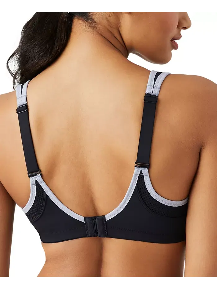Женский бюстгальтер Contour Sport с контрастной отделкой 853302 Wacoal — изображение 13 из 18, черный/серый