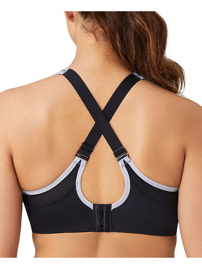 Женский бюстгальтер Contour Sport с контрастной отделкой 853302 Wacoal — изображение 14 из 18, черный/серый
