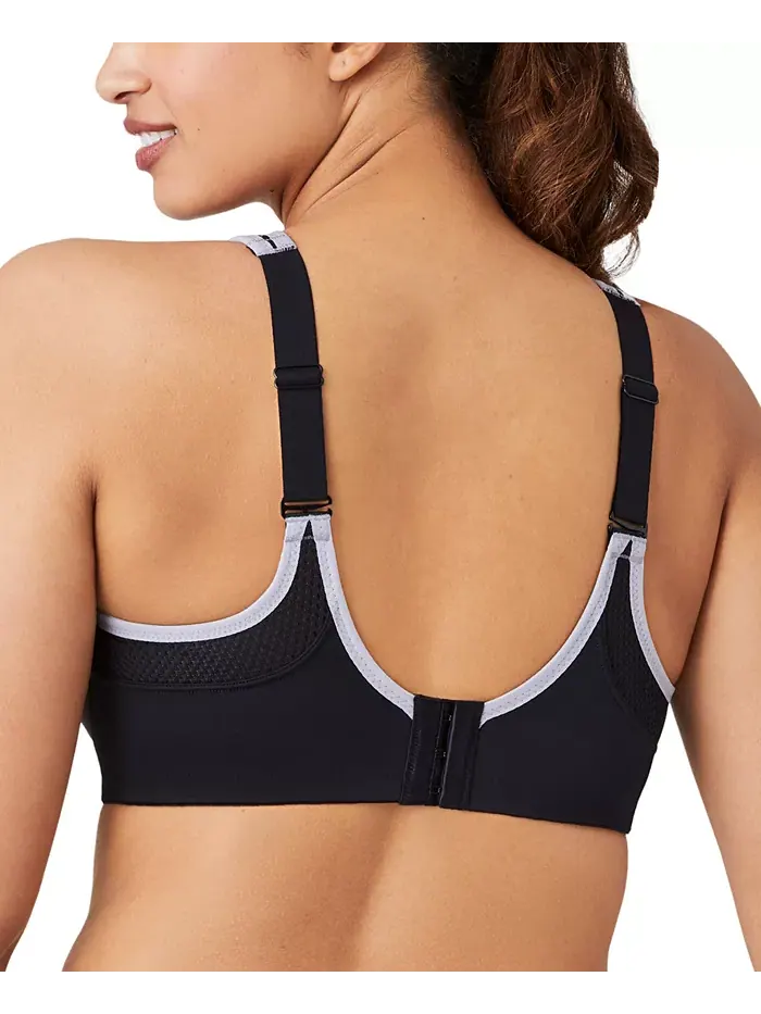 Женский бюстгальтер Contour Sport с контрастной отделкой 853302 Wacoal — изображение 5 из 18, черный/серый