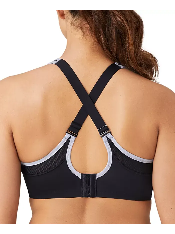 Женский бюстгальтер Contour Sport с контрастной отделкой 853302 Wacoal — изображение 7 из 18, черный/серый