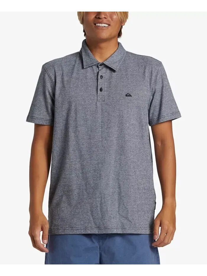 Мужская рубашка поло с короткими рукавами Sunset Cruise Quiksilver — изображение 1 из 2, черный