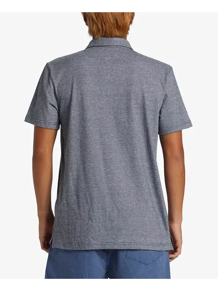 Мужская рубашка поло с короткими рукавами Sunset Cruise Quiksilver — изображение 2 из 2, черный