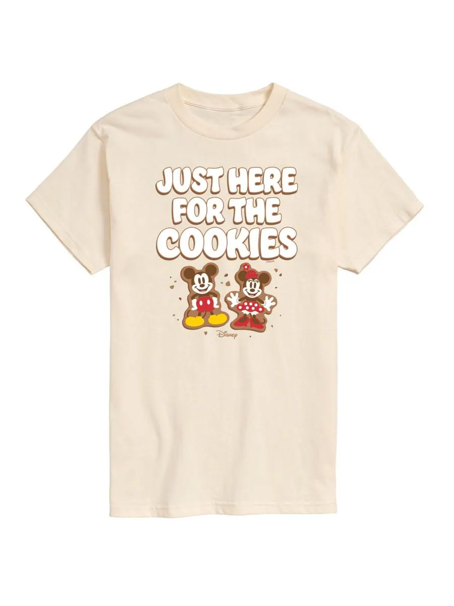 Мужская футболка с коротким рукавом Disney Just Here For The Cookies с графическим принтом AIRWAVES — изображение 1 из 3