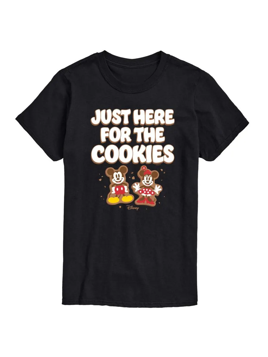 Мужская футболка с коротким рукавом Disney Just Here For The Cookies с графическим принтом AIRWAVES — изображение 1 из 3