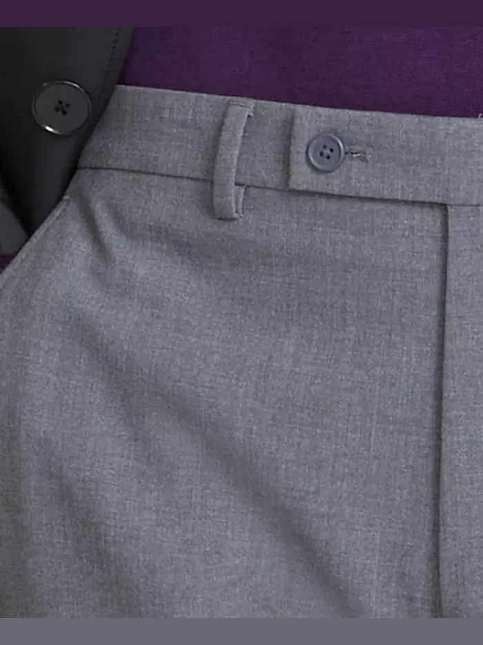 Мужские классические брюки Slim-Fit Calvin Klein — изображение 5 из 8, серый
