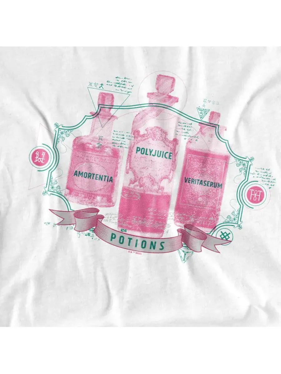 Мужская футболка Potions Polyjuice Veritaserum Harry Potter — изображение 2 из 3, белый
