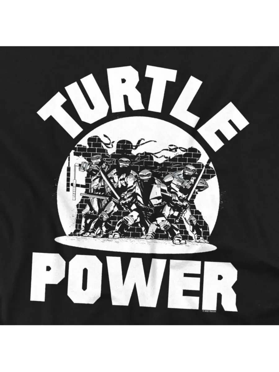 Мужская футболка Teenage Mutant Ninja Turtles Power — изображение 2 из 3, черный