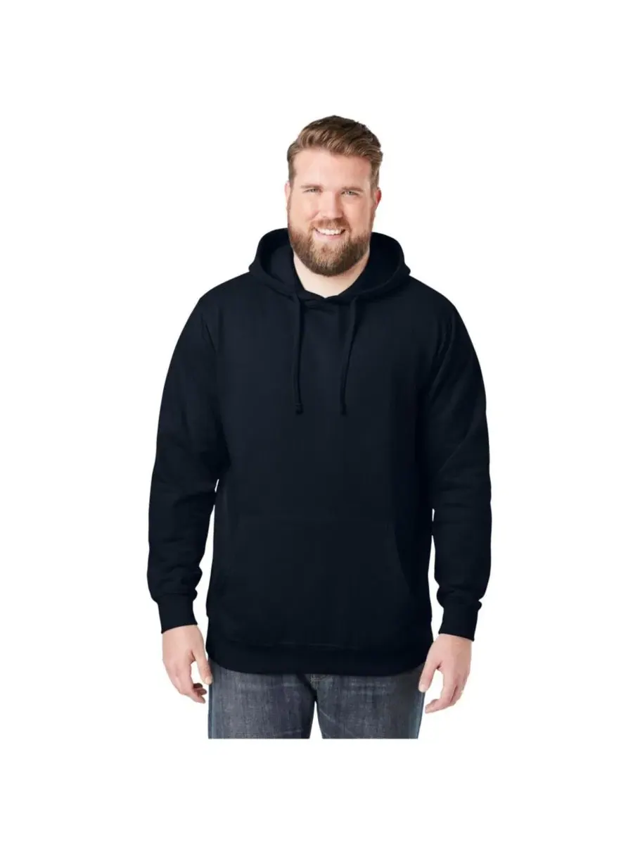 Худи с капюшоном Ribbed Hoodie KingSize — изображение 1 из 3, черный