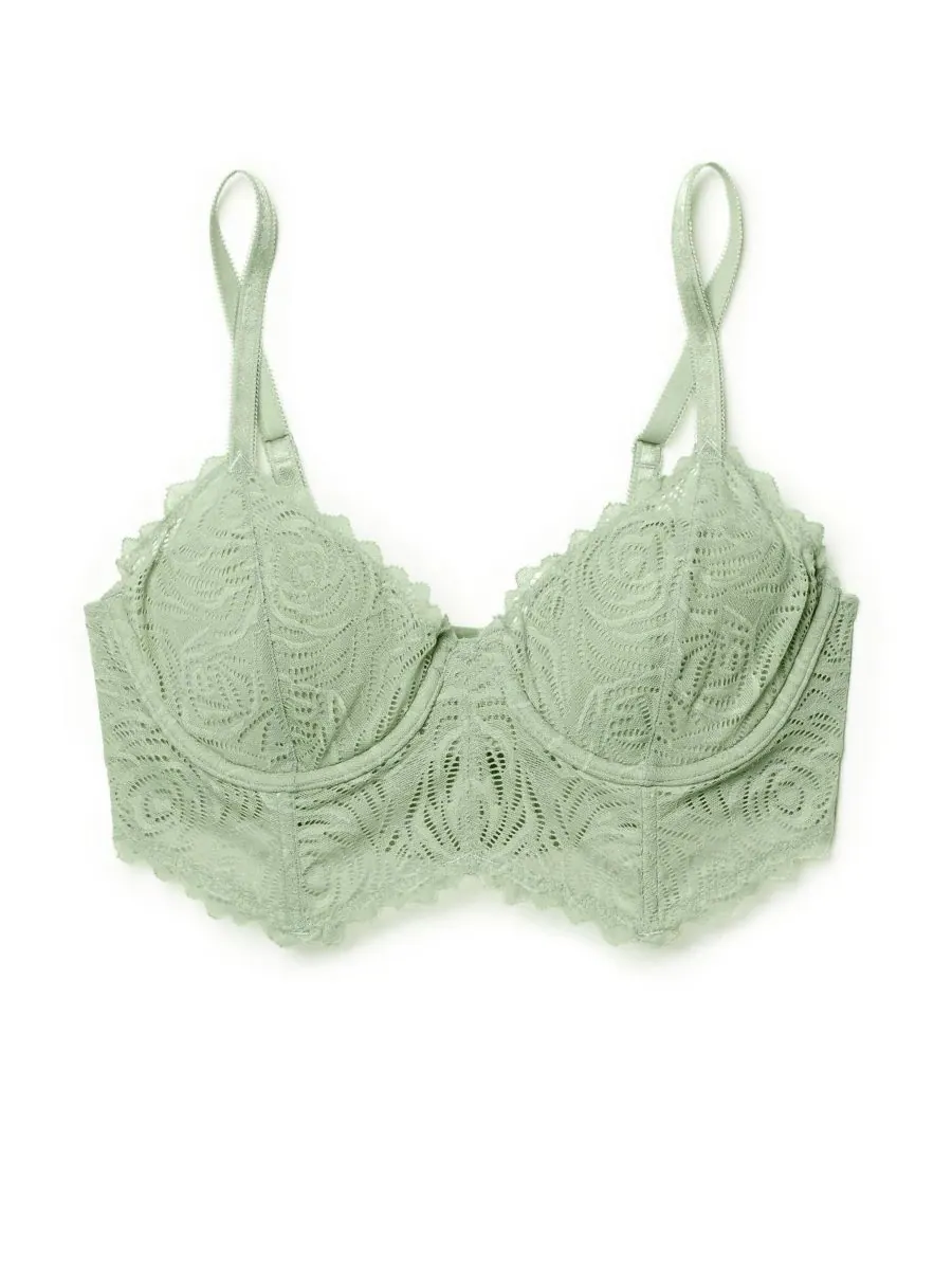 Женский бюстгальтер Lucinda Contour Demi Bra Adore Me — изображение 4 из 4, зеленый