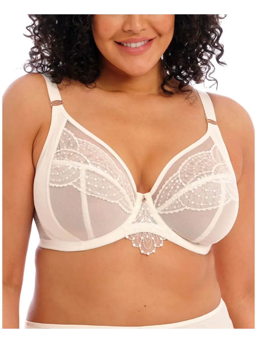 Бюстгальтер Priya Underwire Plunge Bra EL4550 для женщин с пышными формами Elomi — изображение 1 из 3, ванильный