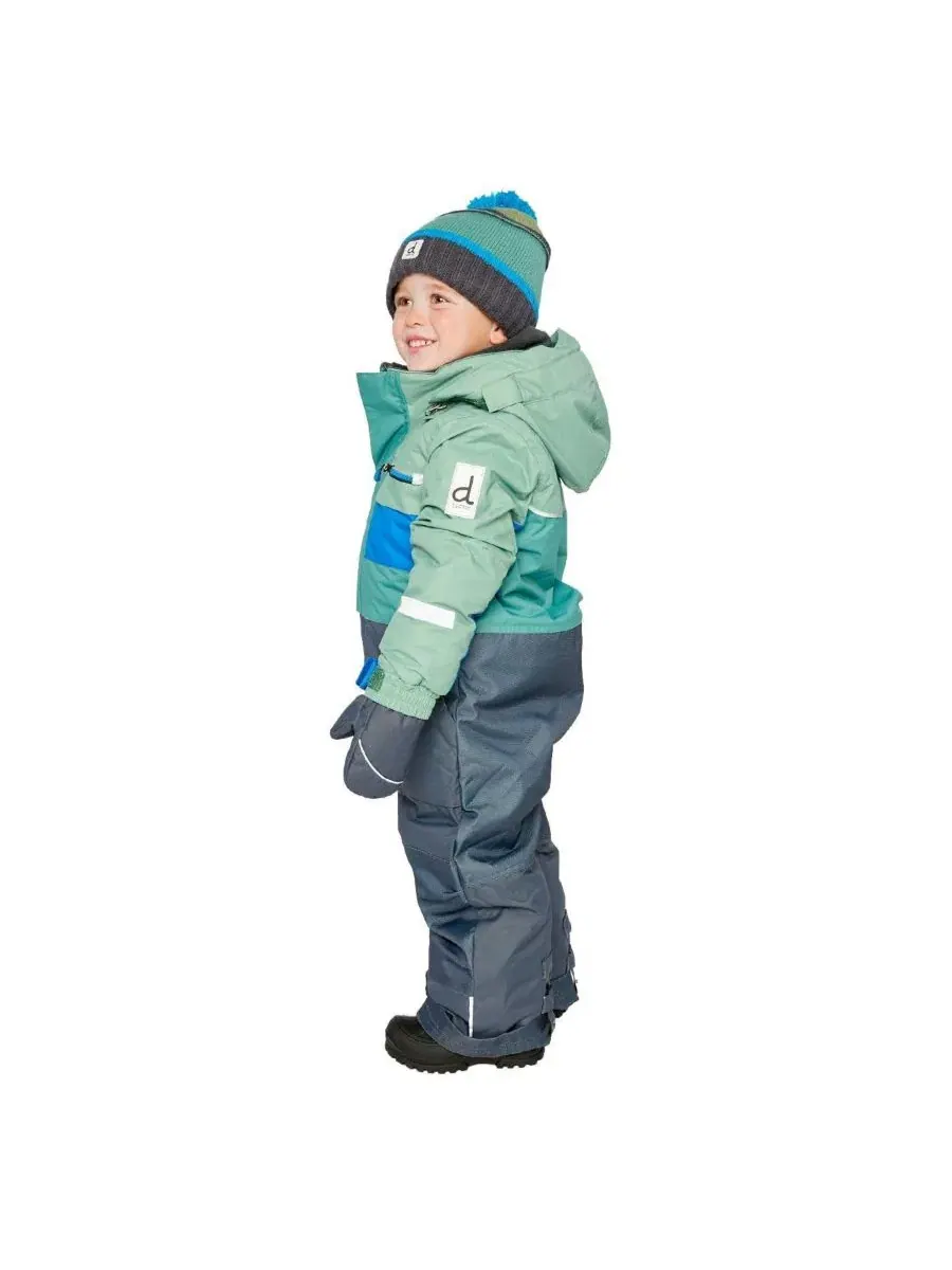 Детский зимний комбинезон One Piece Play Snowsuit Deux par Deux — изображение 3 из 7, зеленый