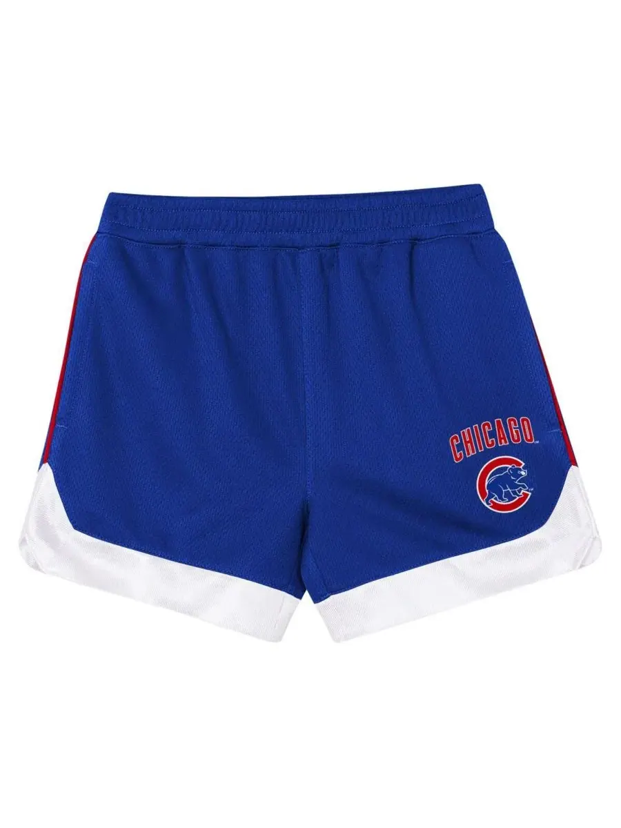 Комплект из футболки и шорт для фанатов Chicago Cubs, с принтом Outerstuff — изображение 4 из 5, королевский