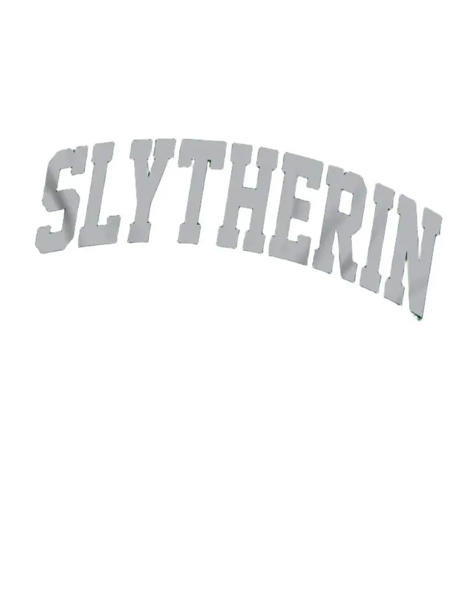 Футболка с принтом Slytherin Arched Harry Potter — изображение 2 из 3, зеленый