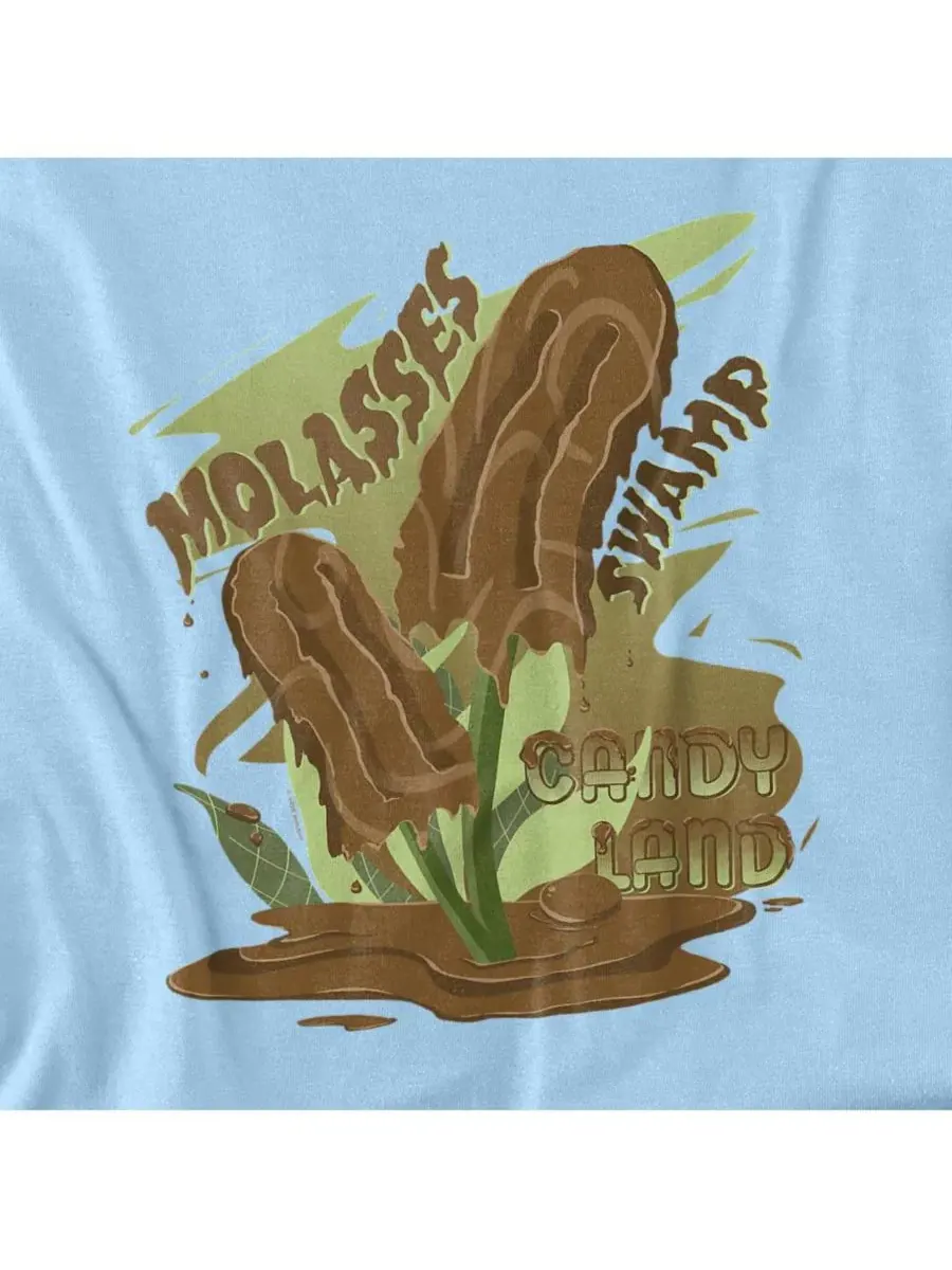 Футболка с принтом Candy Land Melting Molasses Popsicle V2 Logovision — изображение 2 из 3, светлый синий