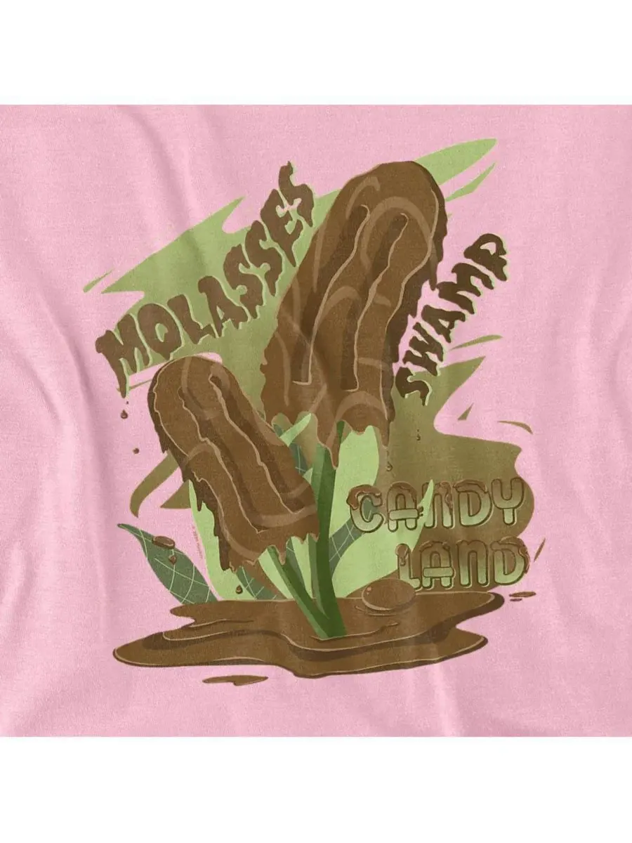 Футболка с принтом Candy Land Melting Molasses Popsicle V2 Logovision — изображение 2 из 3, розовый