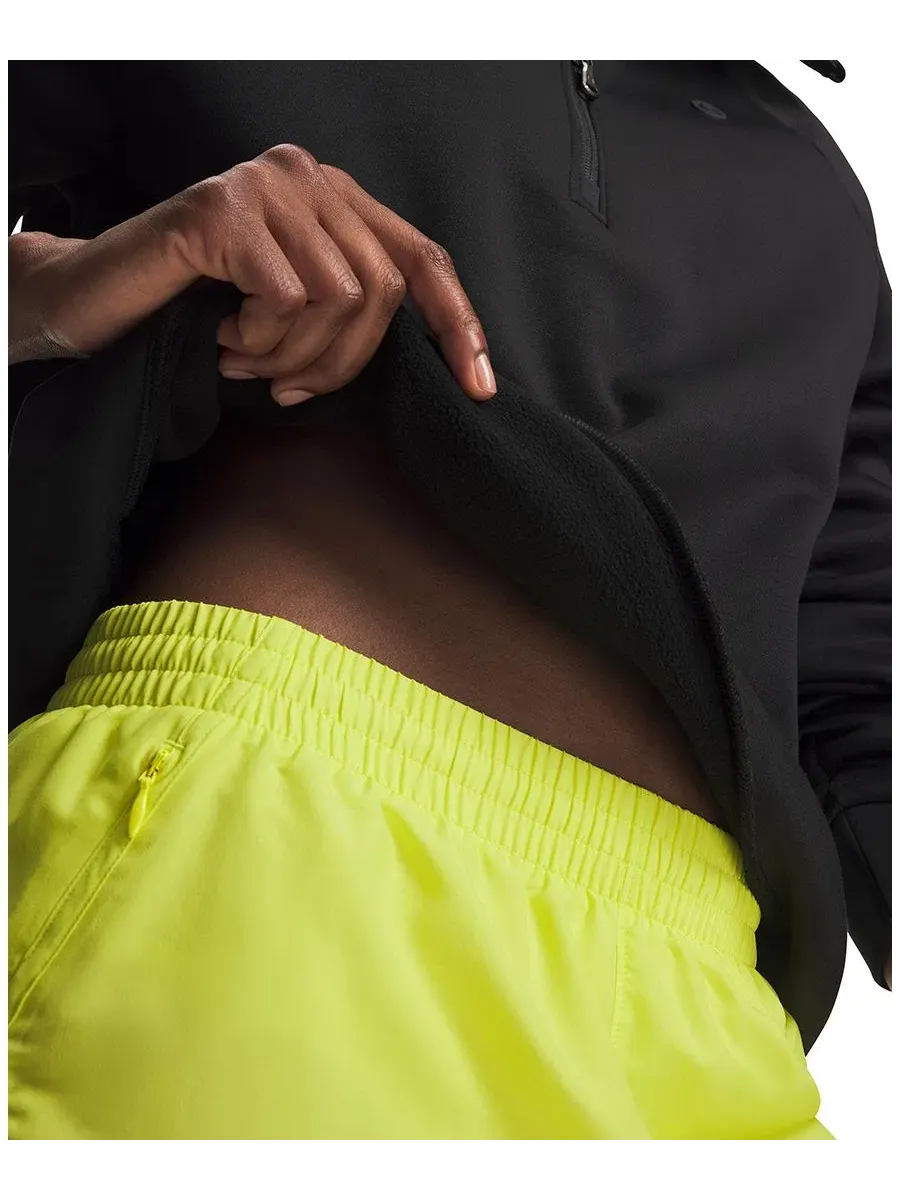 Худи с полузамком, флисовое, длиной 56-64 см, модель Women's Fleece Zipper Sweatshirt Under Armour — изображение 2 из 7