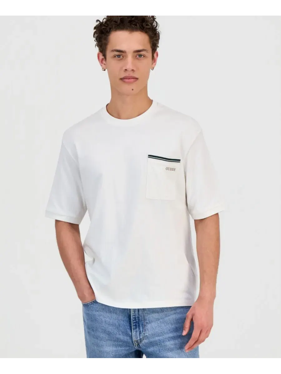 Футболка с коротким рукавом и нагрудным карманом Varcy GUESS