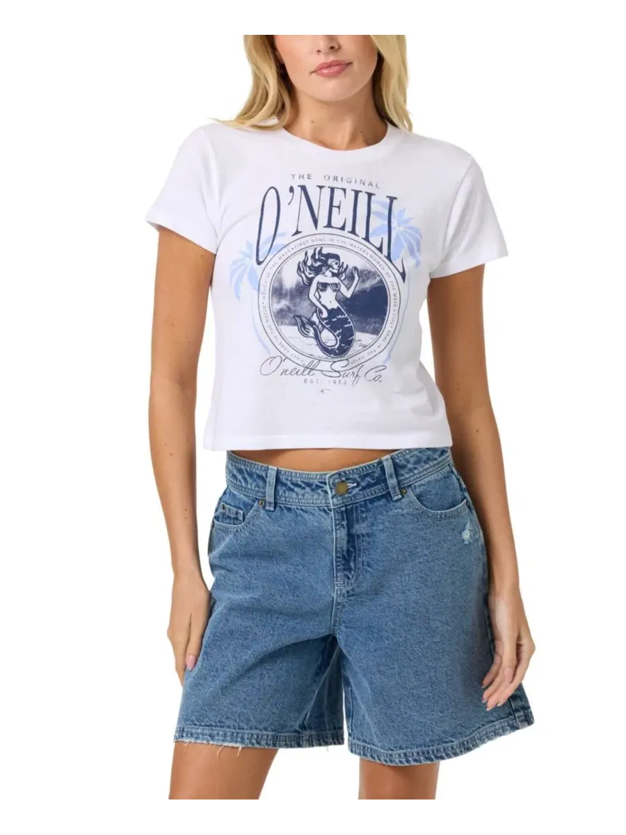 Футболка с круглым вырезом и принтом The Original Fitted O'Neill — изображение 6 из 6, белый