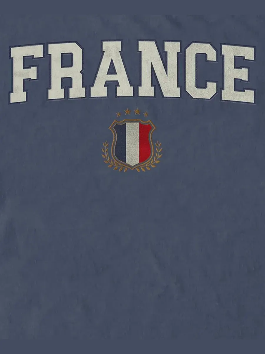 Футболка с коротким рукавом France Jersey Fifth Sun — изображение 2 из 3, темно-синий