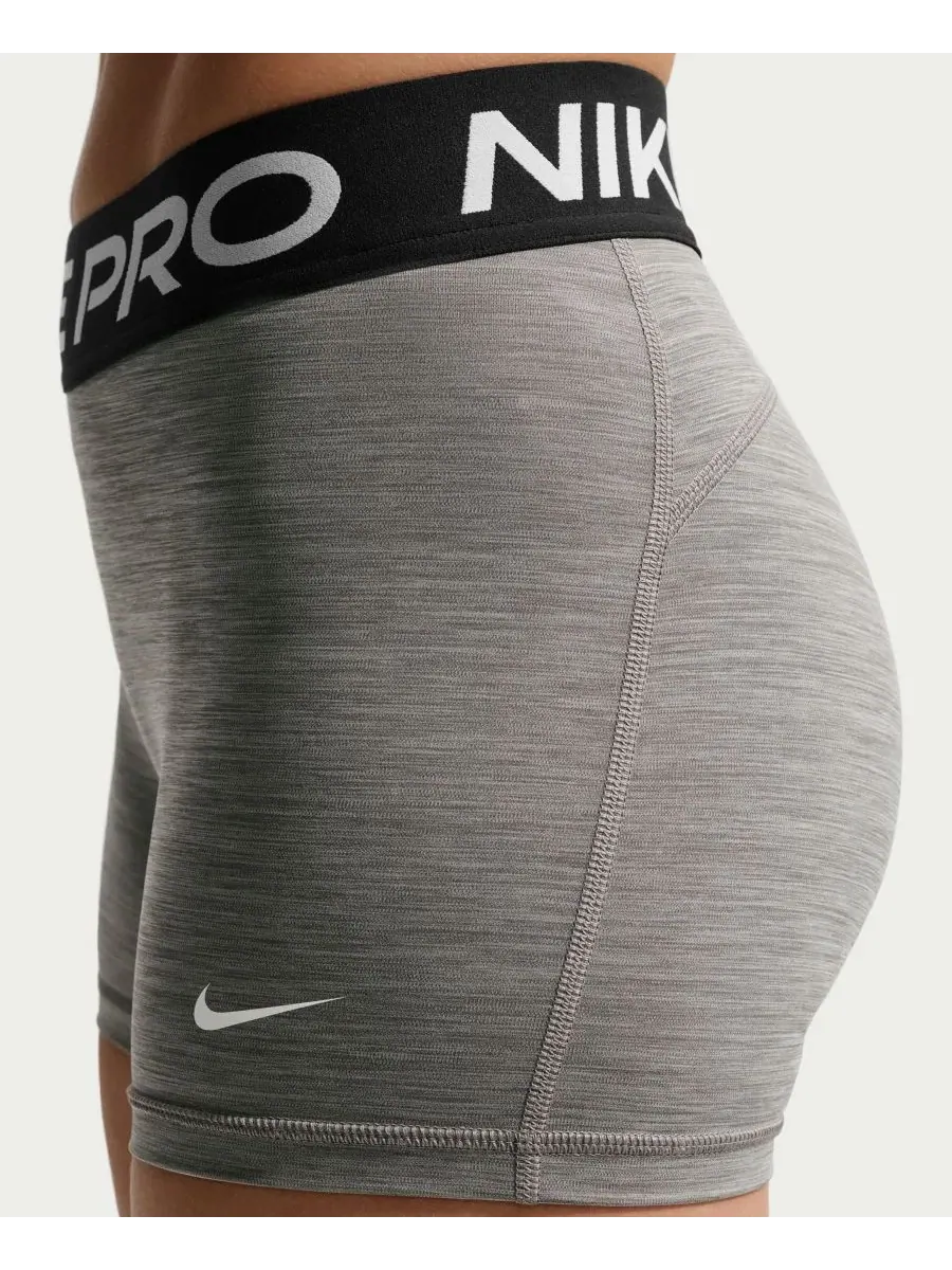 Женские велосипедные шорты со средней посадкой Nike — изображение 4 из 5, серый/черный/белый
