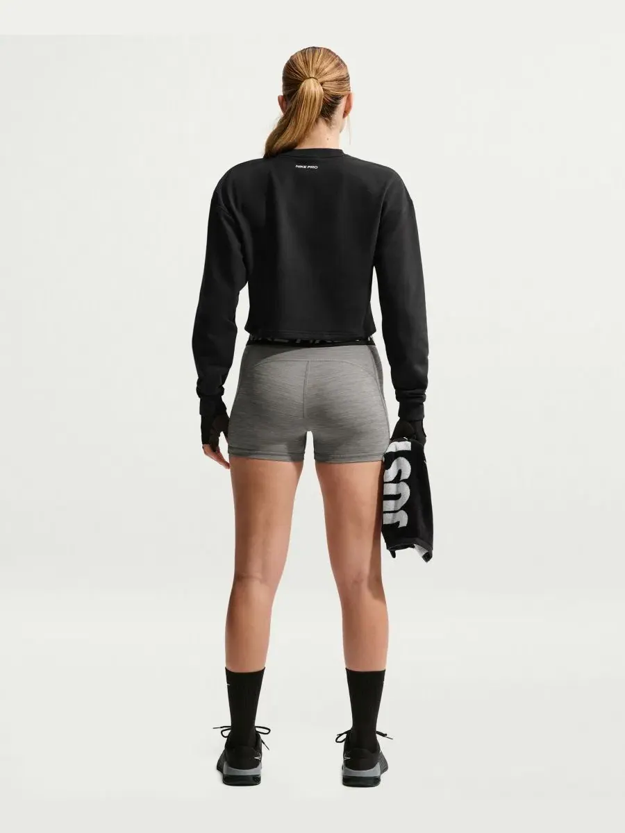 Женские велосипедные шорты со средней посадкой Nike — изображение 5 из 5, серый/черный/белый