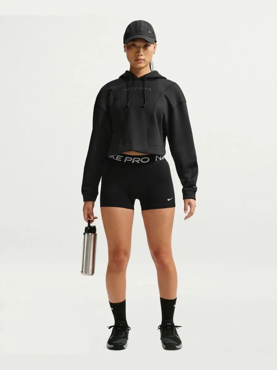 Женские велосипедные шорты со средней посадкой Nike — изображение 1 из 5, черный/белый