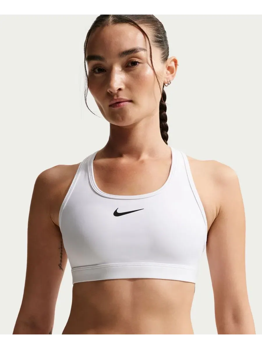 Женские велосипедные шорты со средней посадкой Nike — изображение 3 из 5, белый