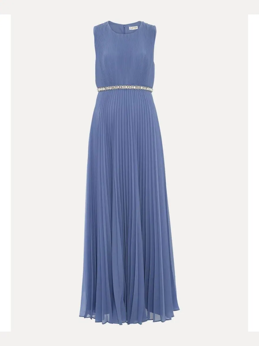 Платье макси с пайетками Anora Maxi Dress Phase Eight — изображение 2 из 8, бледный синий