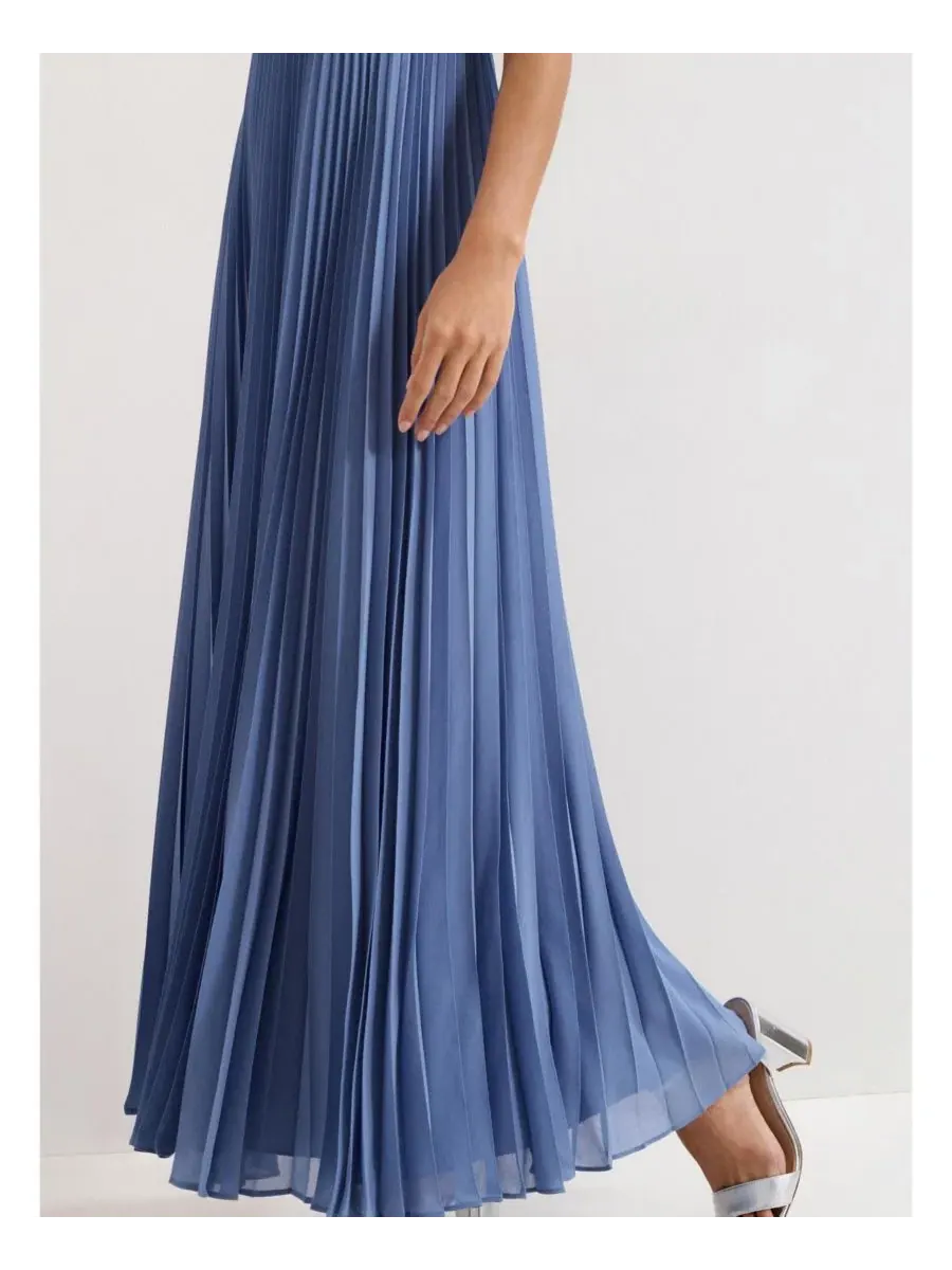 Платье макси с пайетками Anora Maxi Dress Phase Eight — изображение 5 из 8, бледный синий