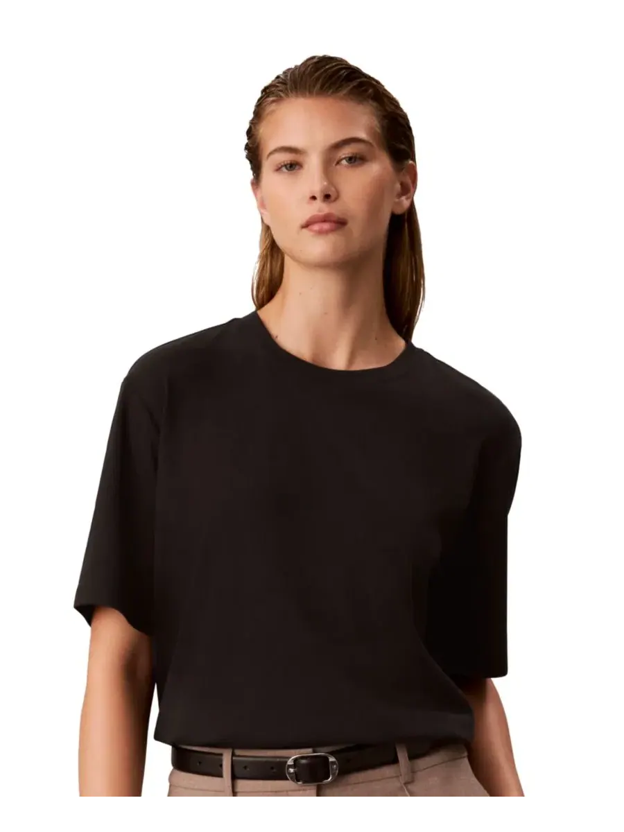 Футболка с круглым вырезом Calvin Klein — изображение 5 из 7, черный