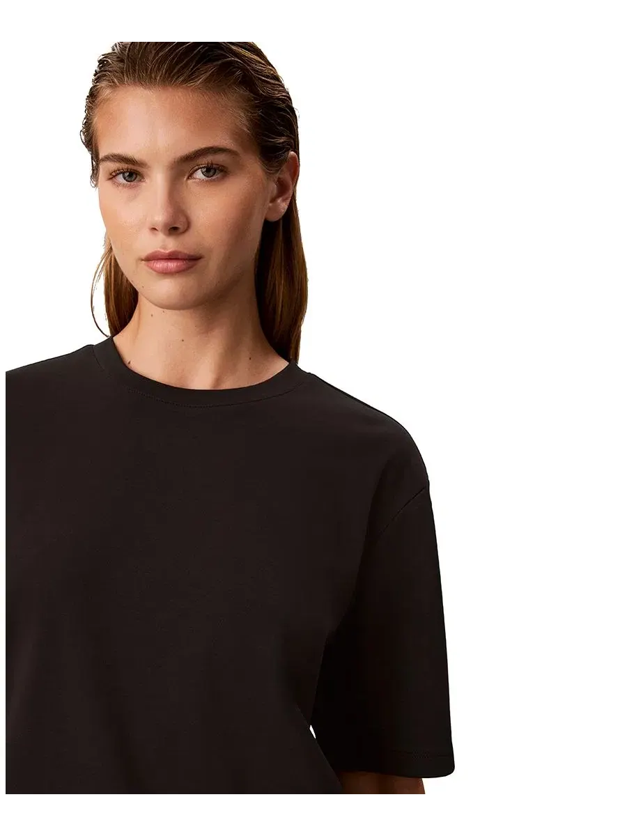 Футболка с круглым вырезом Calvin Klein — изображение 6 из 7, черный
