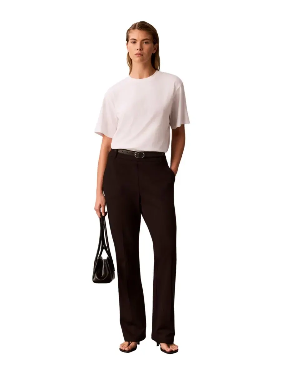 Футболка с круглым вырезом Calvin Klein — изображение 2 из 5, белый