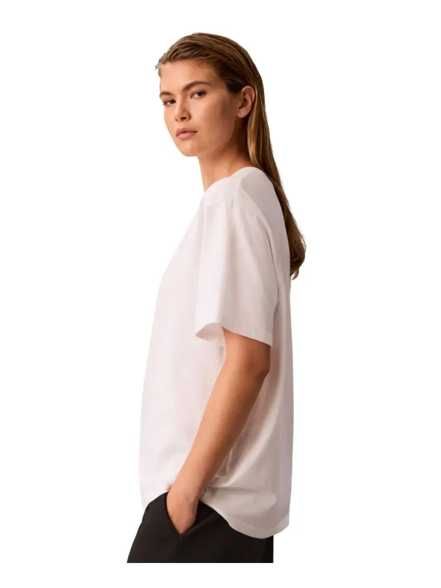 Футболка с круглым вырезом Calvin Klein — изображение 3 из 5, белый
