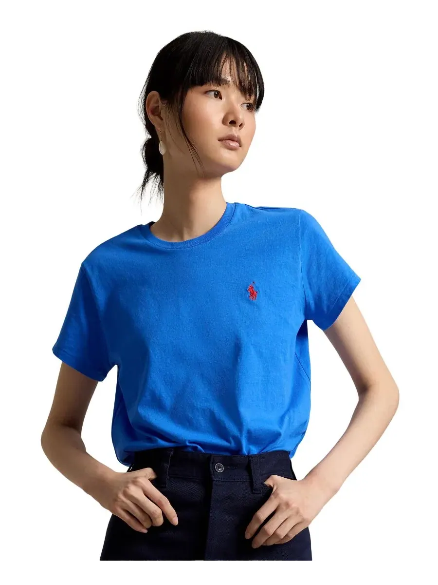 Футболка с круглым вырезом Polo Ralph Lauren — изображение 1 из 6, синий