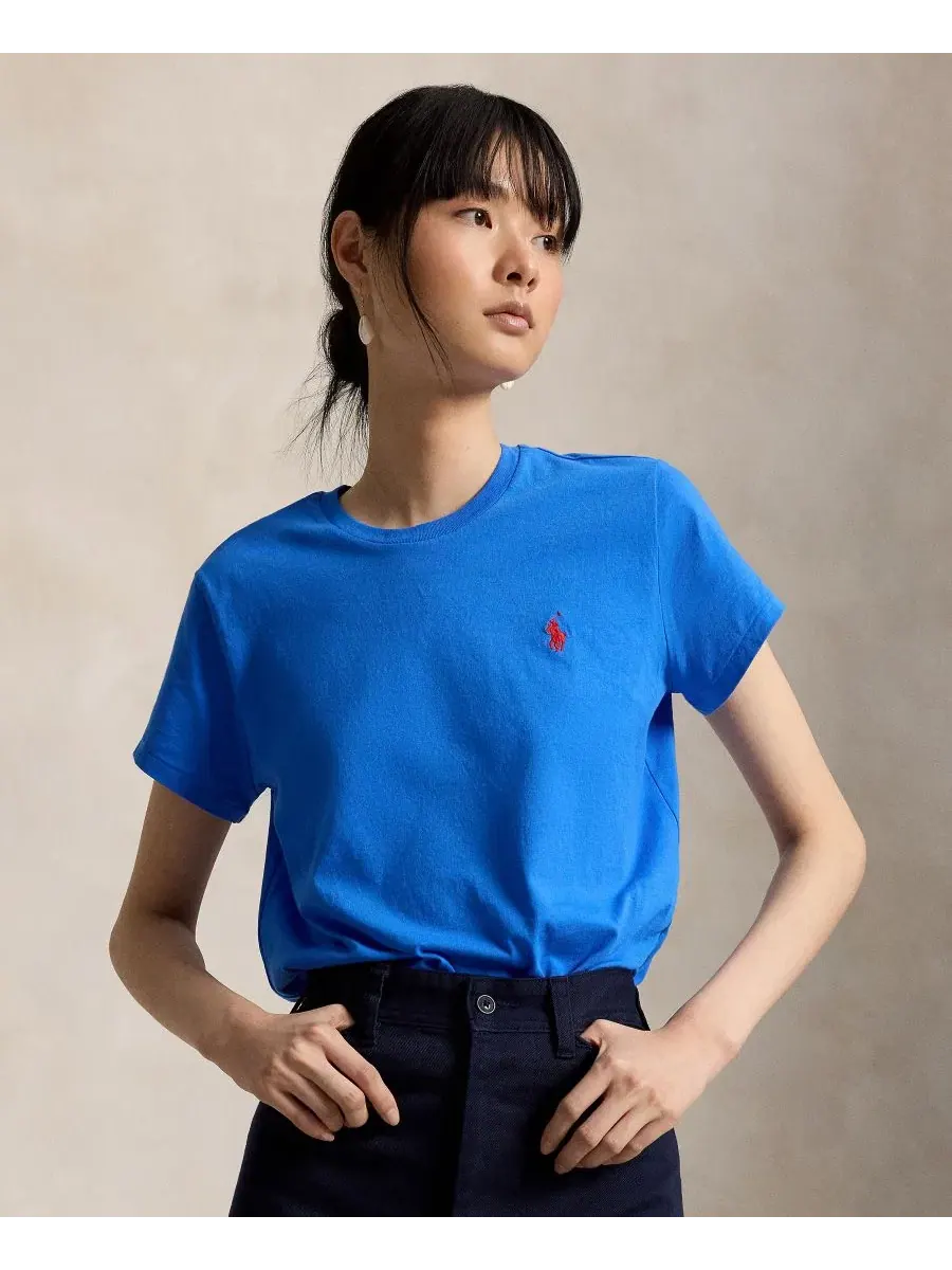 Футболка с круглым вырезом Polo Ralph Lauren — изображение 3 из 6, синий