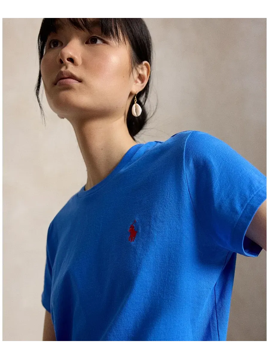 Футболка с круглым вырезом Polo Ralph Lauren — изображение 4 из 6, синий