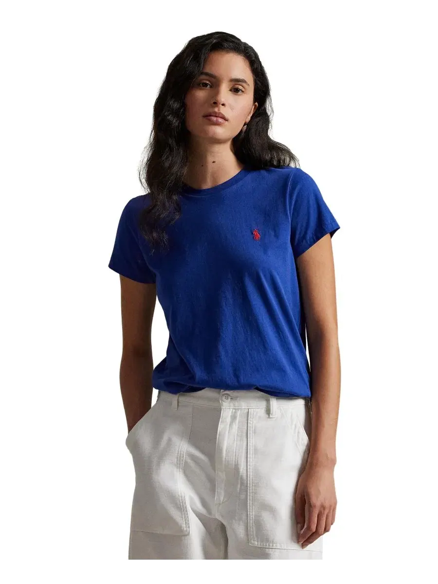 Футболка с круглым вырезом Polo Ralph Lauren — изображение 1 из 6, синий