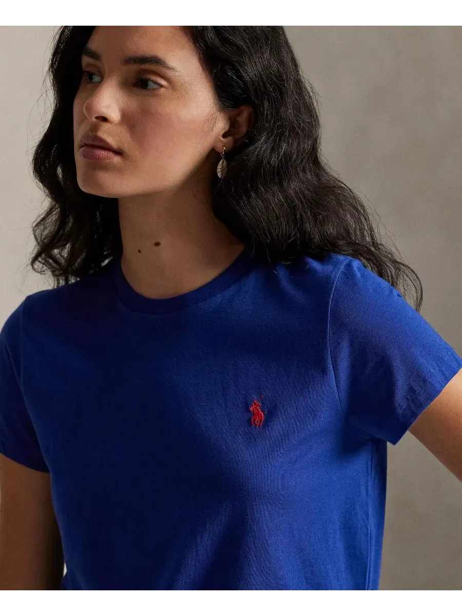 Футболка с круглым вырезом Polo Ralph Lauren — изображение 3 из 6, синий
