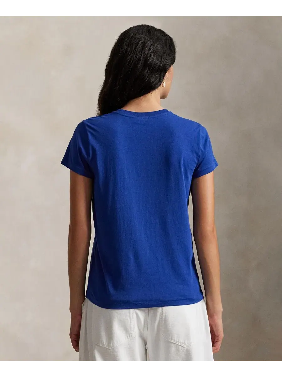 Футболка с круглым вырезом Polo Ralph Lauren — изображение 4 из 6, синий