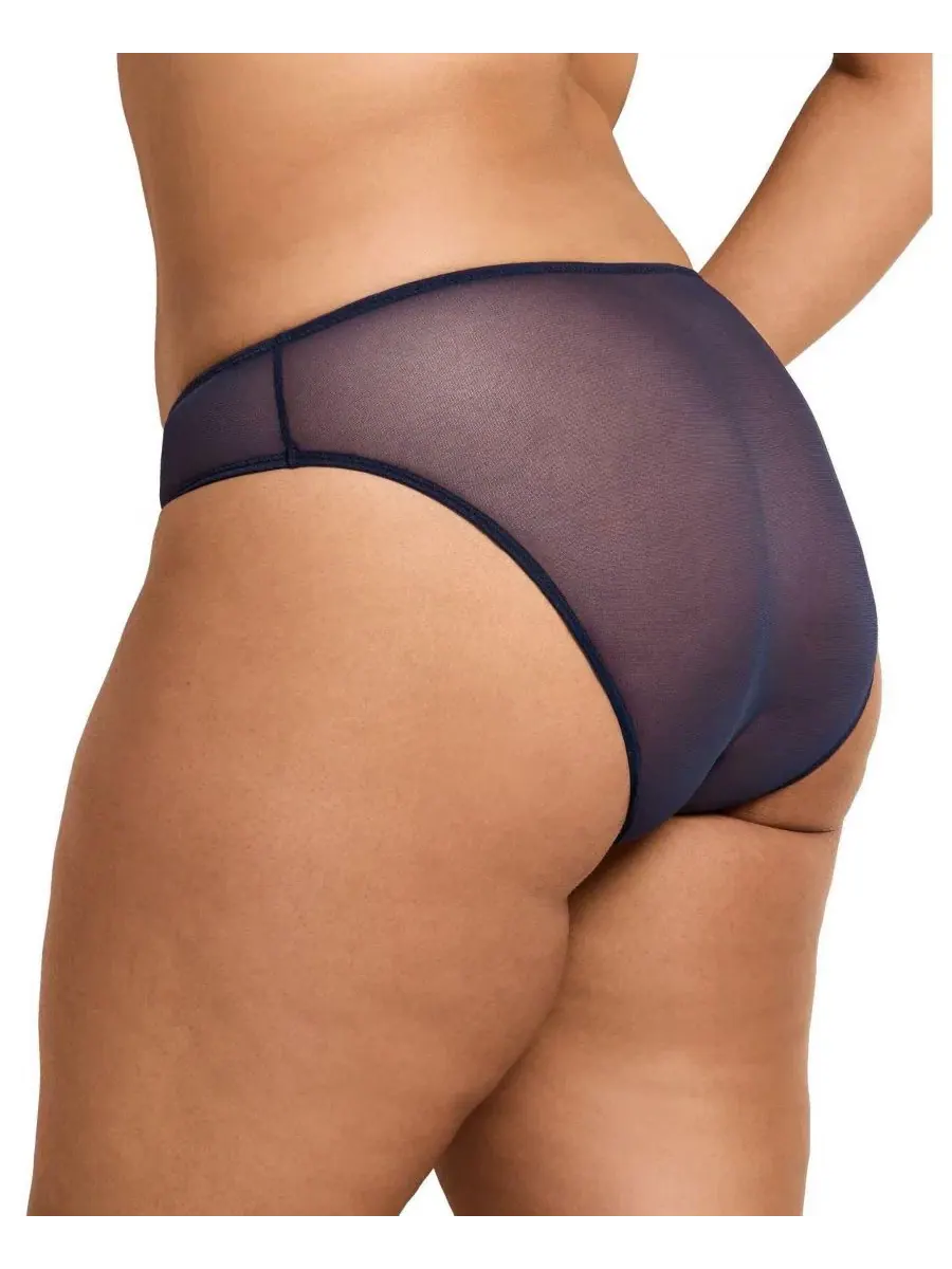 Трусы-бикини Albanne Plus Size Adore Me — изображение 3 из 4, синий