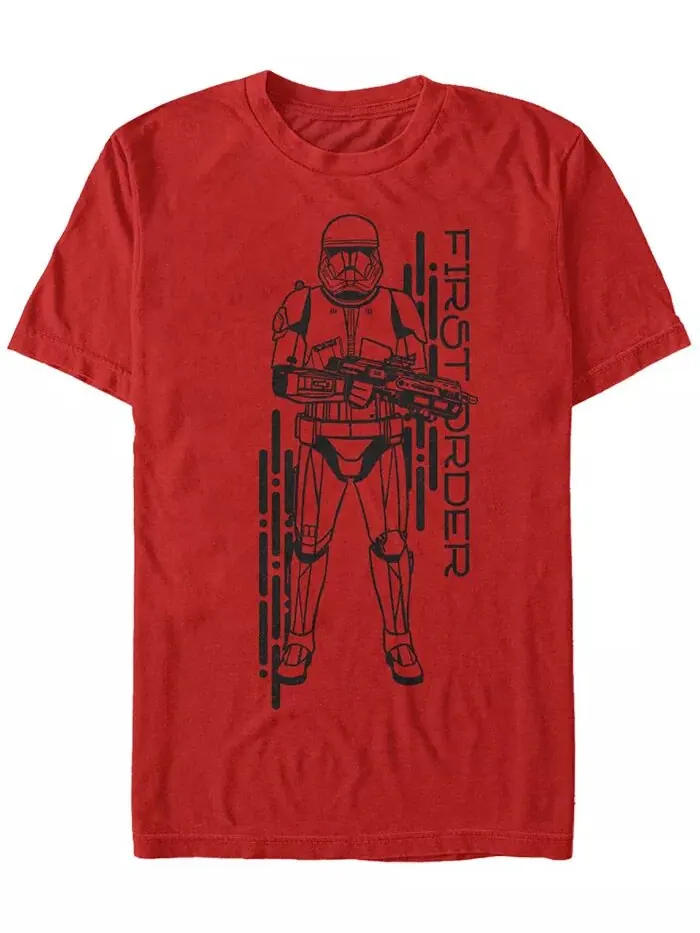 Мужская футболка с коротким рукавом Star Wars Rise Of Skywalker First Order Sith Trooper Fifth Sun — изображение 1 из 1
