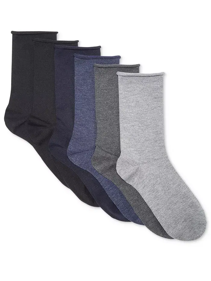 Женские носки-гольфы Roll-Top, 6 пар Lauren Ralph Lauren