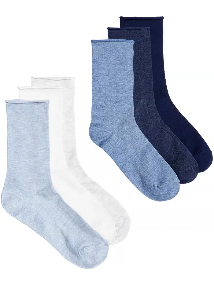 Женские носки-гольфы Roll-Top, 6 пар Lauren Ralph Lauren
