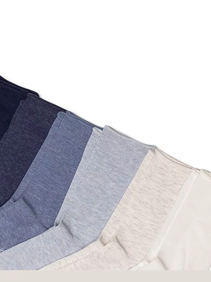 Женские носки-гольфы Roll-Top, 6 пар Lauren Ralph Lauren — изображение 3 из 7, белый