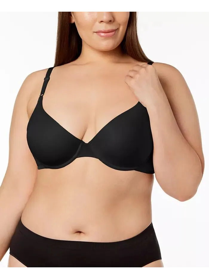 Бюстгальтер на косточках One Fab Fit T-Shirt с утягивающим эффектом 7959 Maidenform — изображение 1 из 2, черный